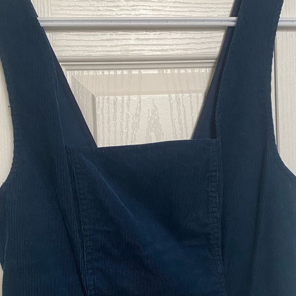 dark blue corduroy dress - Picture 4 of 4